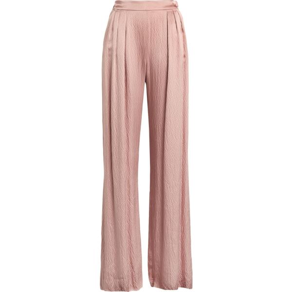 pantaloni Max Mara rosa tinta unita