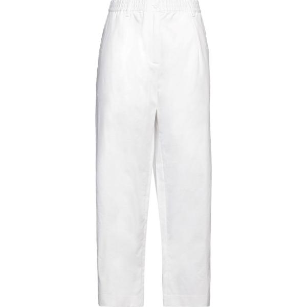 pantaloni Aspesi bianco tinta unita