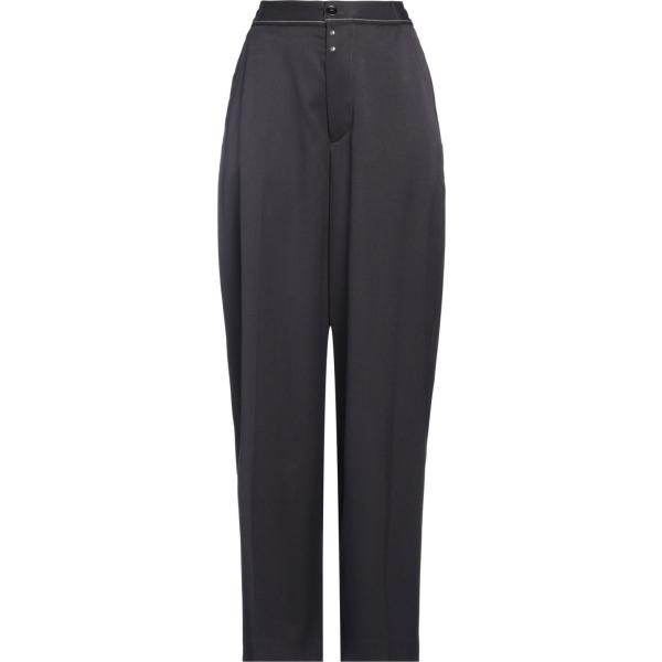 pantaloni Mm6 Maison Margiela nero tinta unita
