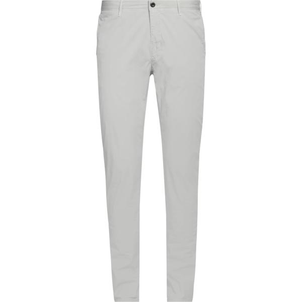 pantaloni chino Incotex grigio tinta unita