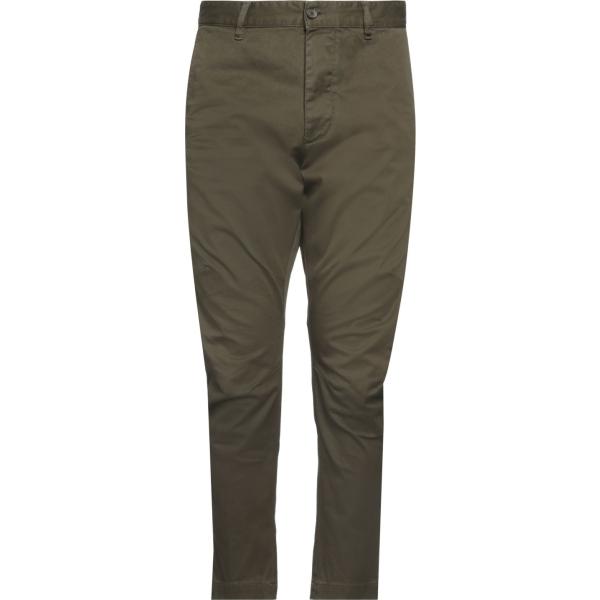 pantaloni chino Dsquared2 verde tinta unita