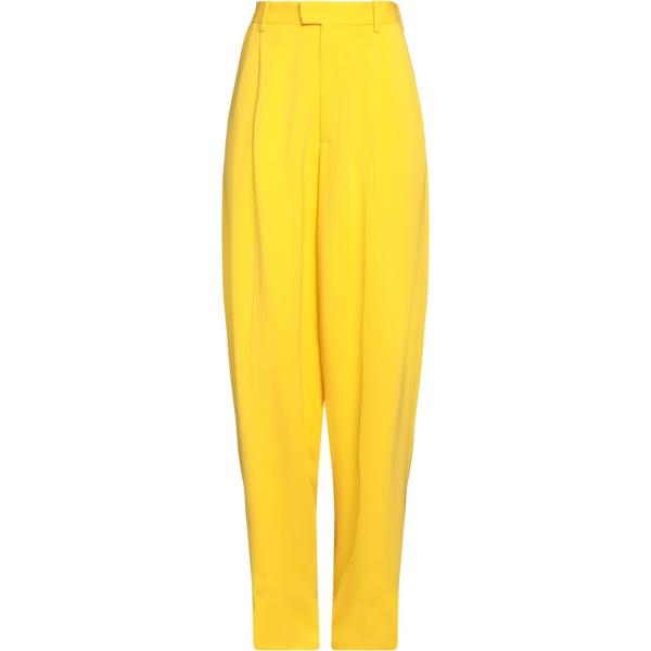 pantaloni Marni giallo tinta unita