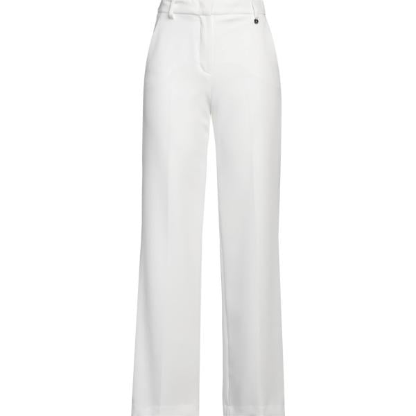 pantaloni Liu •Jo bianco tinta unita