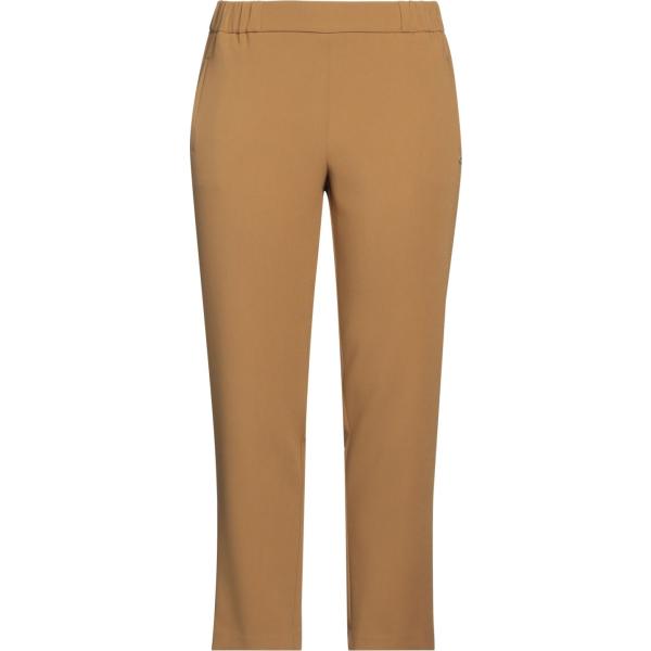 pantaloni Ottodame marrone tinta unita
