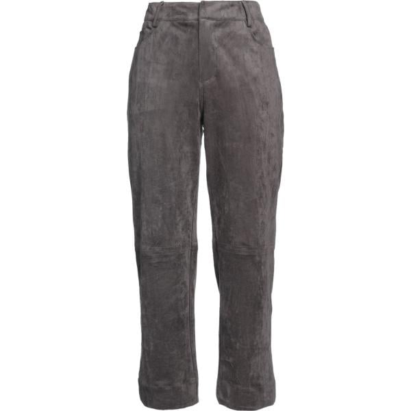 pantaloni Weili Zheng grigio tinta unita