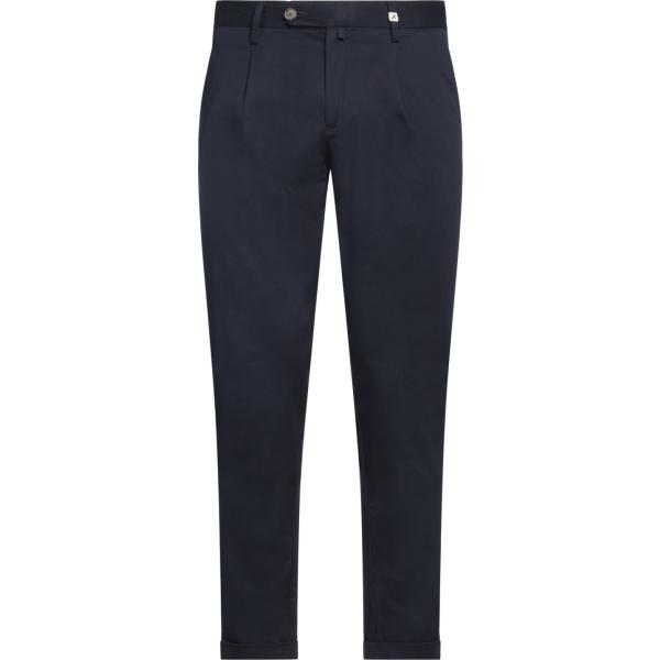 pantaloni chino Myths nero tinta unita