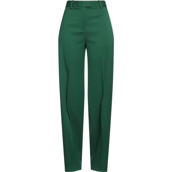 pantaloni The Attico verde tinta unita