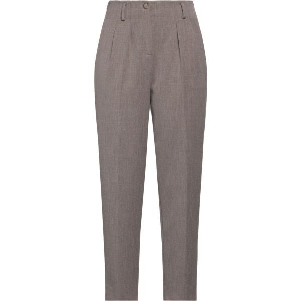 pantaloni Purotatto verde tinta unita