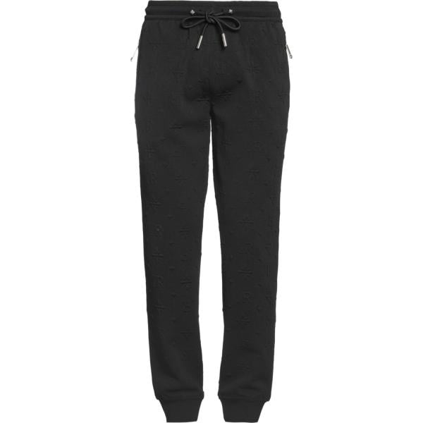 pantaloni John Richmond nero tinta unita