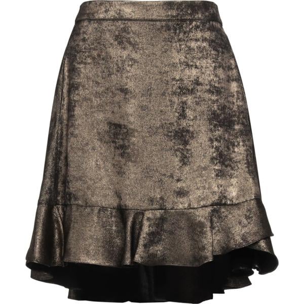 minigonne Zadig&Voltaire verde tinta unita