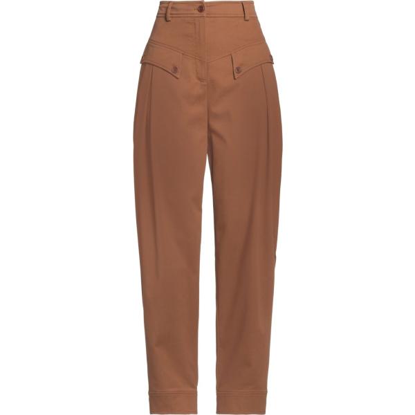 pantaloni Alberta Ferretti marrone tinta unita