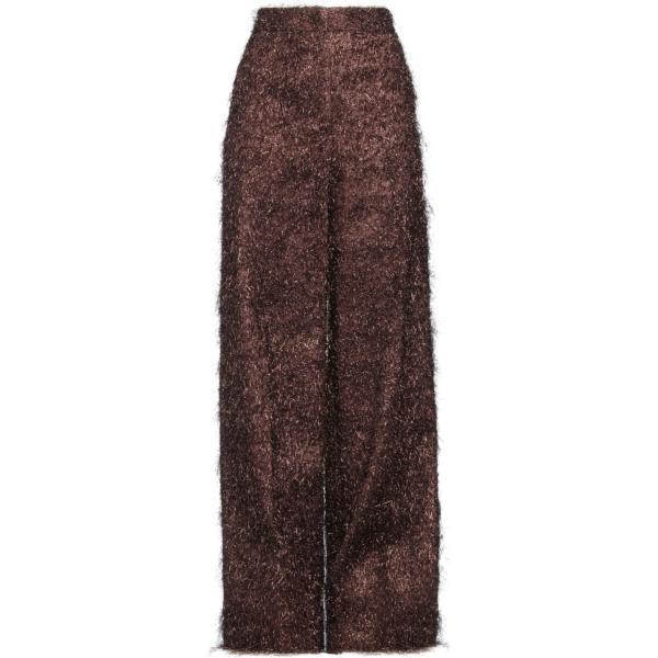pantaloni Fabiana Filippi marrone tinta unita