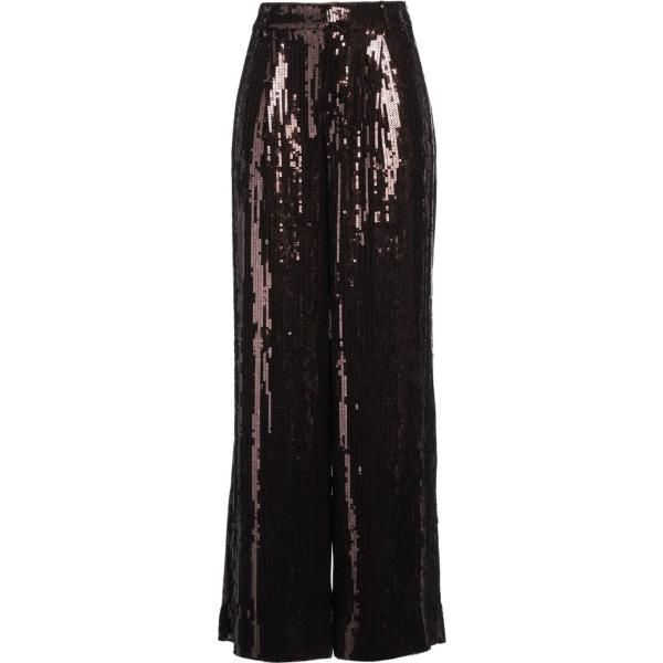pantaloni Retrofête marrone tinta unita