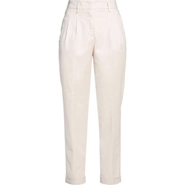 pantaloni Peserico bianco tinta unita