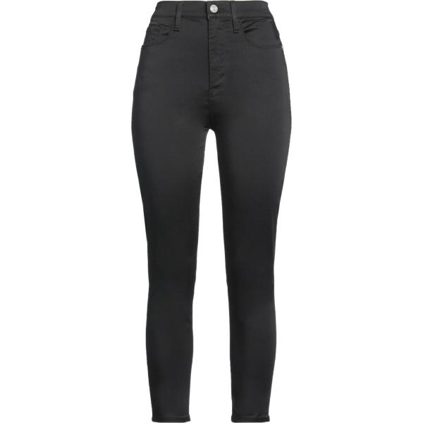 pantaloni Frame nero tinta unita