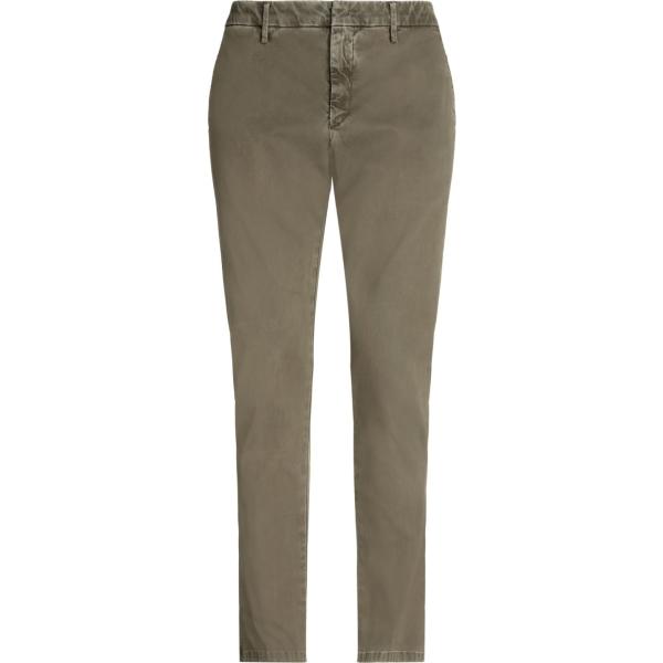 pantaloni chino Dondup marrone tinta unita