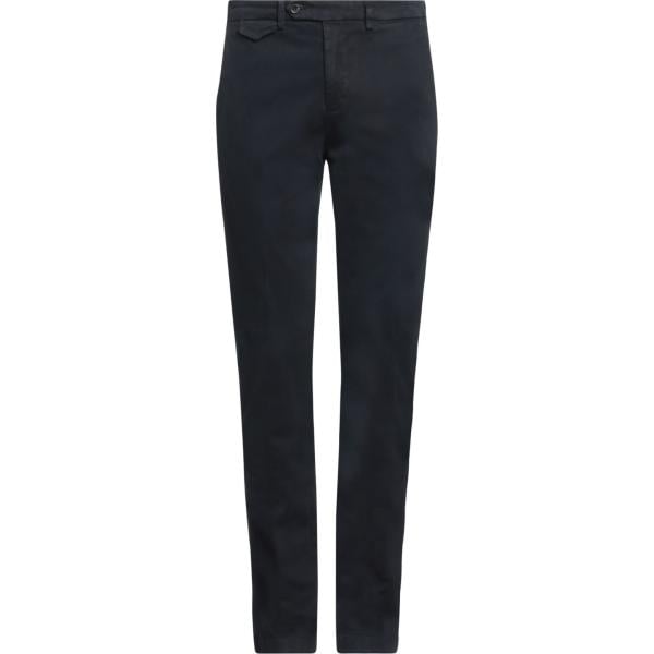 pantaloni chino Paoloni nero tinta unita