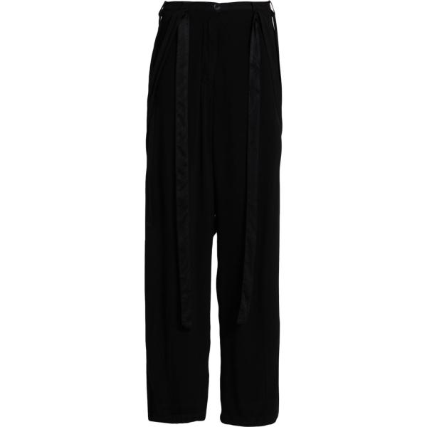 pantaloni Masnada nero tinta unita