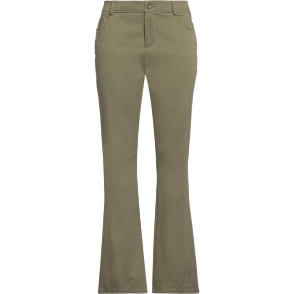 pantaloni Alberta Ferretti verde tinta unita
