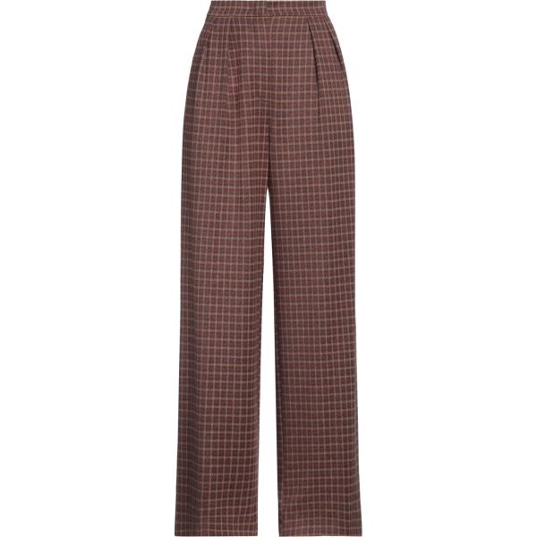 pantaloni Harris Wharf London arancione pied de poule