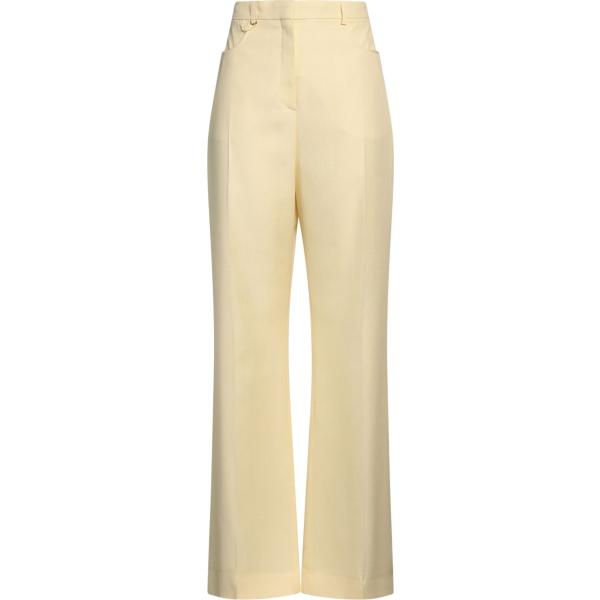 pantaloni Jacquemus marrone tinta unita