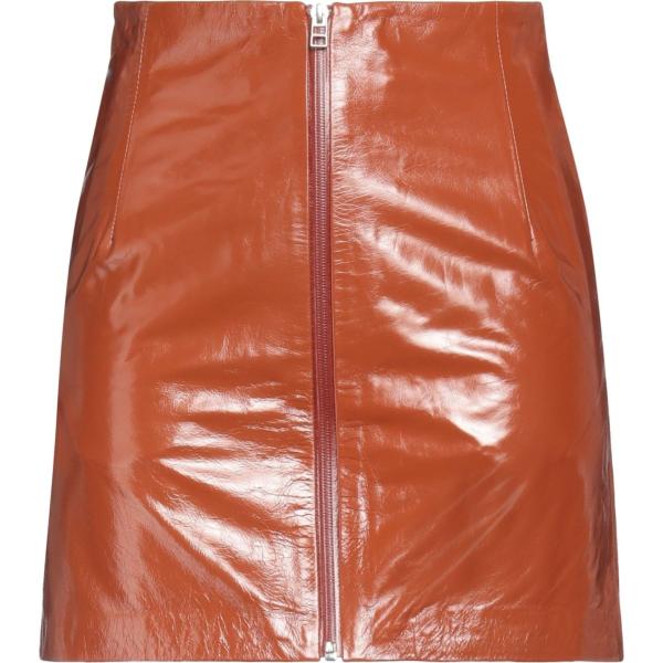 minigonne Remain Birger Christensen marrone tinta unita