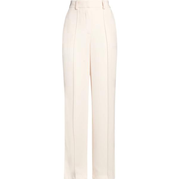 pantaloni Calvin Klein bianco tinta unita