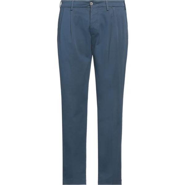 pantaloni chino Devore Incipit blu tinta unita