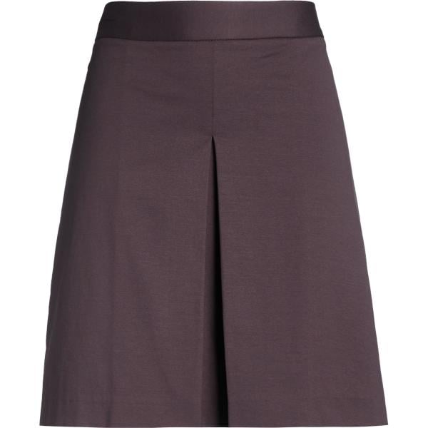 Minigonna da donna in marrone scuro corto in cotone Circolo 1901 Circolo 1901