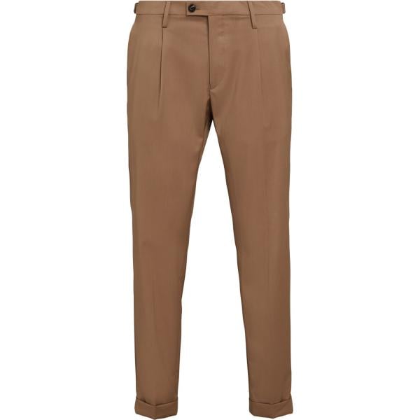 pantaloni Michael Coal marrone tinta unita