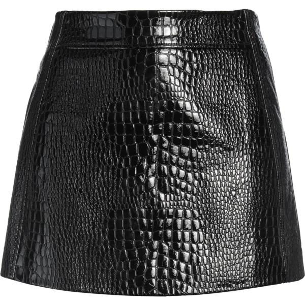 minigonne Pinko nero con stampe