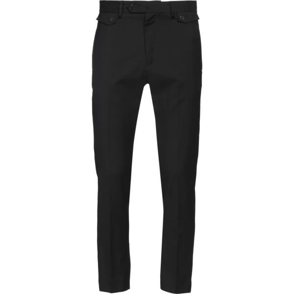 pantaloni Low Brand nero tinta unita