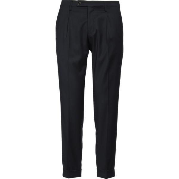 pantaloni Michele Carbone nero tinta unita