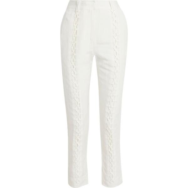 pantaloni Aje. bianco tinta unita