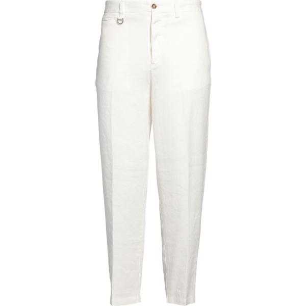 pantaloni chino Paolo Pecora bianco tinta unita