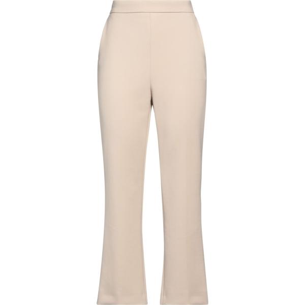 pantaloni Max Mara marrone tinta unita