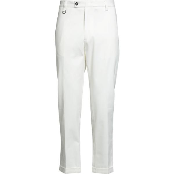 pantaloni chino Paolo Pecora bianco tinta unita