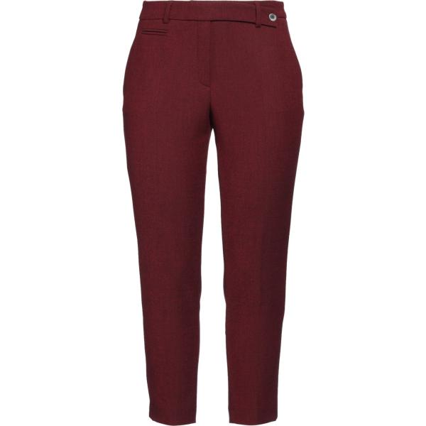 pantaloni Seductive rosso tinta unita