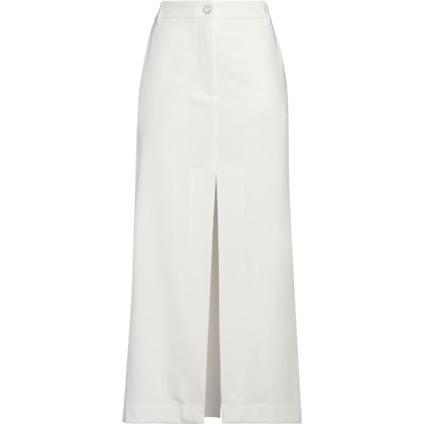 gonne lunghe Remain Birger Christensen bianco tinta unita