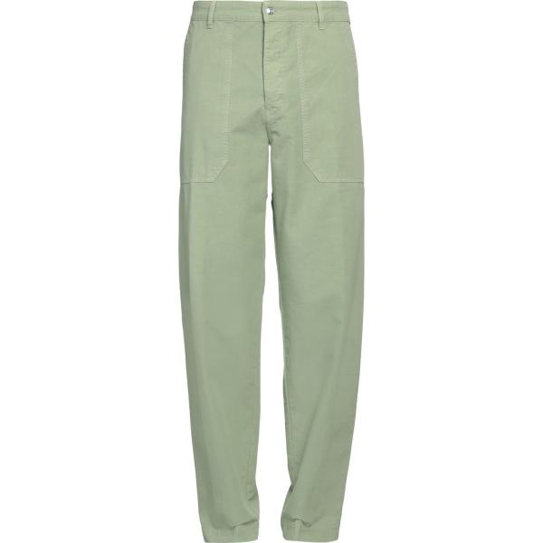 pantaloni Nine In The Morning verde tinta unita
