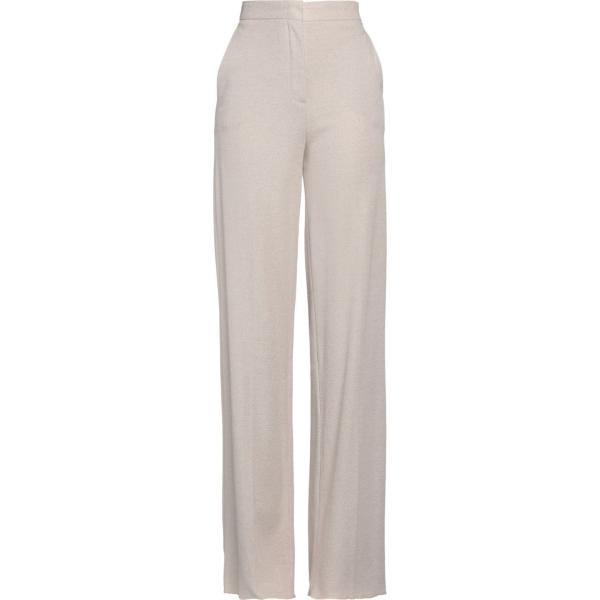 pantaloni Max Mara marrone tinta unita