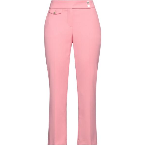 pantaloni Seductive rosa tinta unita