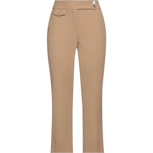 pantaloni Seductive marrone tinta unita