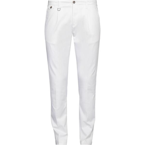 pantaloni Paolo Pecora bianco tinta unita