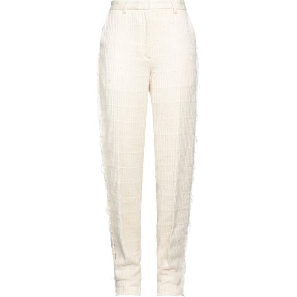 pantaloni Federico Cina bianco tinta unita