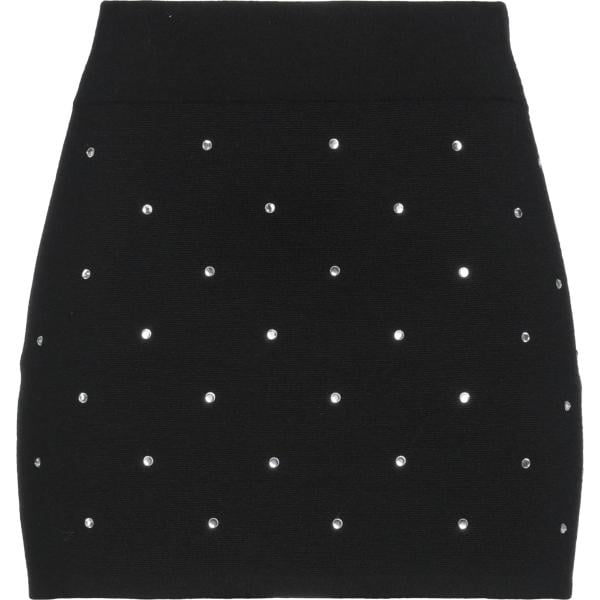 Minigonna da donna in nero pece lavorato a maglia corto in lana Zadig&Voltaire Zadig&Voltaire