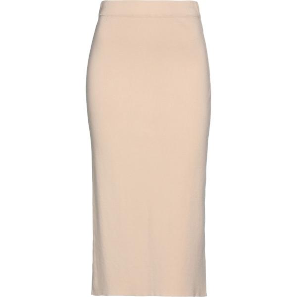 gonne longuette Vicolo marrone tinta unita