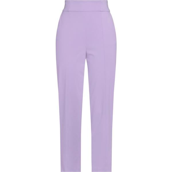 pantaloni Manila Grace viola tinta unita