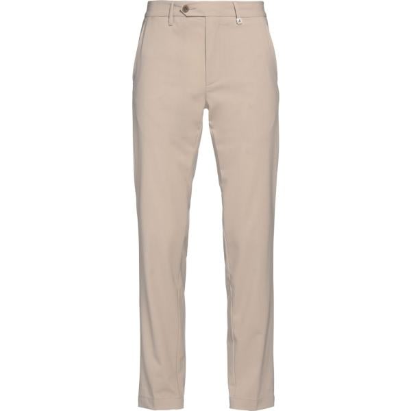 pantaloni Myths marrone tinta unita