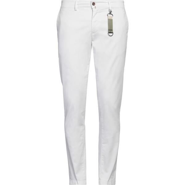 pantaloni chino Exigo bianco tinta unita